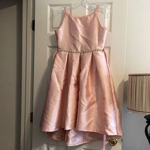 Pink Junior’s Satin pink dress 16